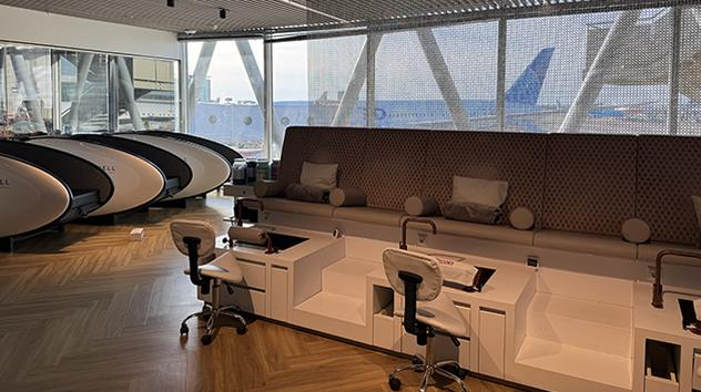 Amsterdam Schiphol AMS Sala de embarque 2