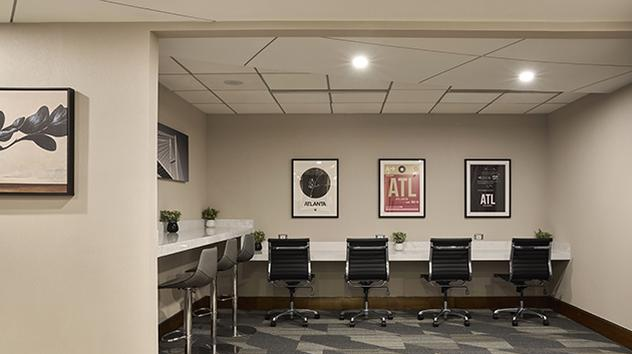 Aeroporto Internacional de Atlanta, Geórgia ATL Saguão F